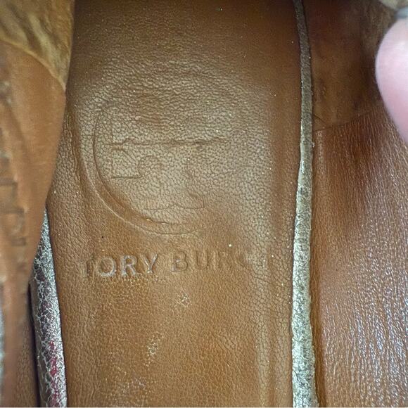 Tory Burch Silver Flats Shoes Women’s 8 - Picture 7 of 8